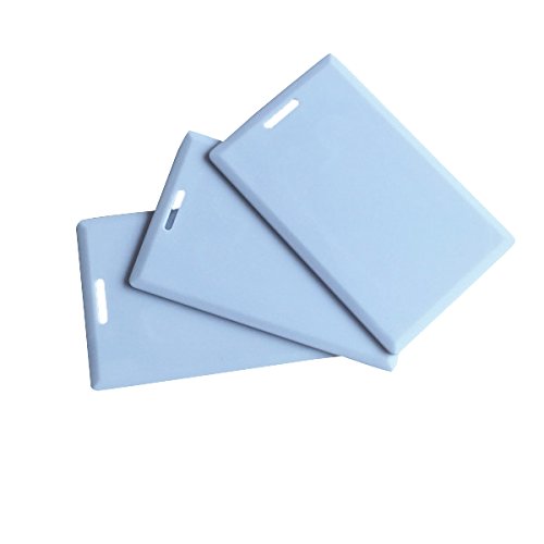 125khz RFID T5577 Thick Smart Card Writable Rewritable Proximity Clamshell Card for Access Control Systems (pack of 10)