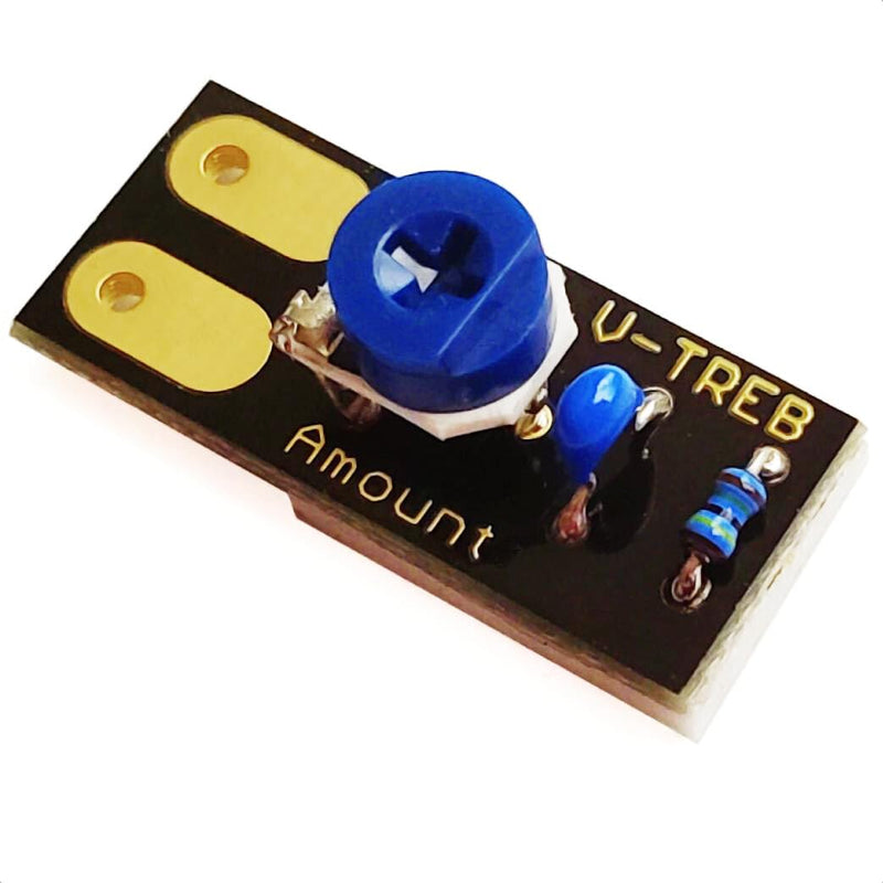V-Treb Variable Treble Bleed Bypass Circuit, Compact, Multicolor, Guitar Treble Bleed Circuit