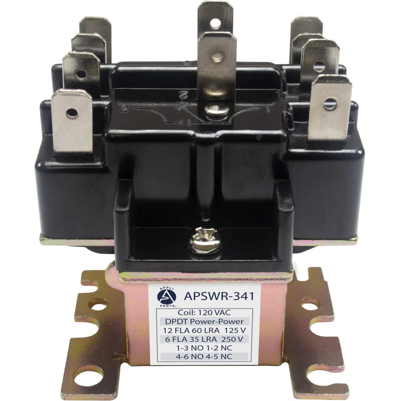 [Australia - AusPower] - Appli Parts APSWR-341 90-341,110 VAC, General Purpose Switching Relay,DPDT, for HVAC Applications and Other General Electrical installations Replaces APSR-341 