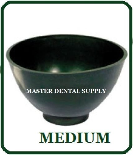 [Australia - AusPower] - Dental Lab Mixing Bowl Flexible Alginate and Stone Medium Dark Green Flexi 