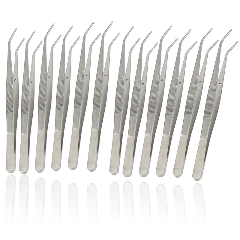[Australia - AusPower] - OdontoMed2011 SET of 12 EA COLLEGE COTTON DRESSING PLIER 6" DENTAL INSTRUMENTS PREMIUM STAINLESS STEEL ODM 