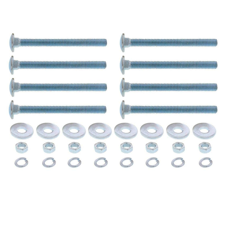 [Australia - AusPower] - United Pacific 110248 Zinc Plated Truck Bed to Frame Mounting Kit for 1967-71 Chevy & GMC Truck – ONE Pack (8 Complete Carriage Bolt Sets (32 Pieces)) 