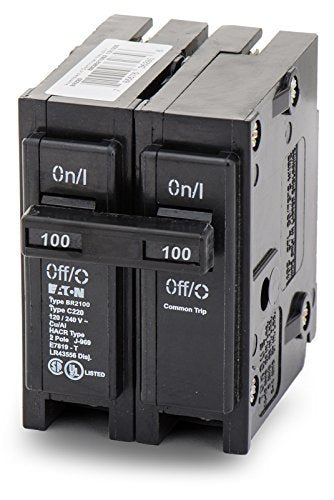 [Australia - AusPower] - Eaton Corporation Br2100 Double Pole Interchangeable Circuit Breaker, 120/240V, 100-Amp by EATON CORPORATION 