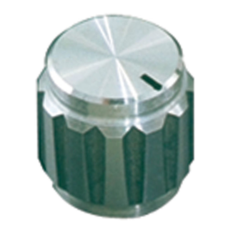 [Australia - AusPower] - Jameco Valuepro 45KN031-R Round Aluminum Shaft Knob with Set Screw, 1/4" x 0.61" x 0.65" Size (Pack of 2) 