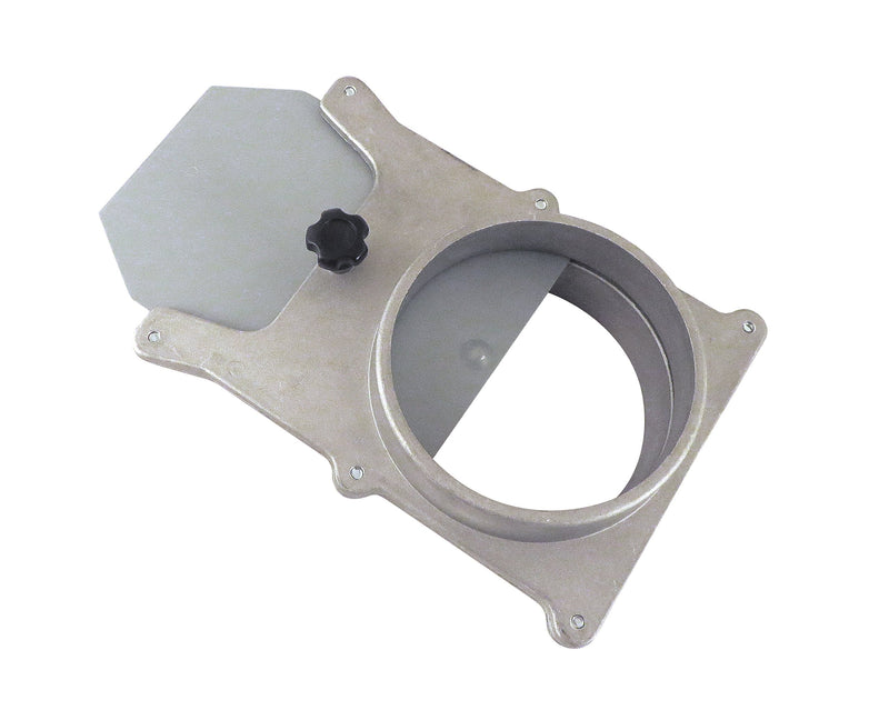 3" OD Self Cleaning No Clog Aluminum Blast Gate Cut Off Valve for Dust Collection System ABG3