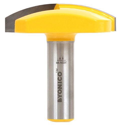 [Australia - AusPower] - YONICO Router Bits Horizontal Crown 2-Inch Radius 1/2-Inch Shank 16181 2" Diameter - 2" Radius - 1/2" Shank 