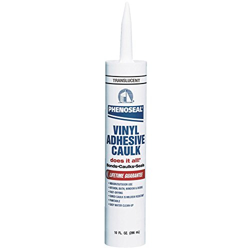 DAP Phenoseal clear adhesive caulk 10 oz tube product image