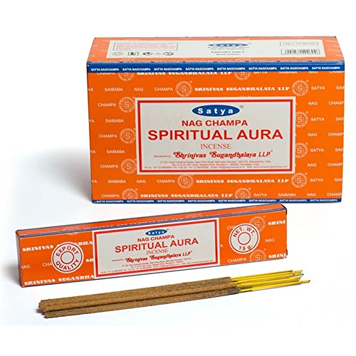 Satya Incense Sticks, Black, Spiritual Aura