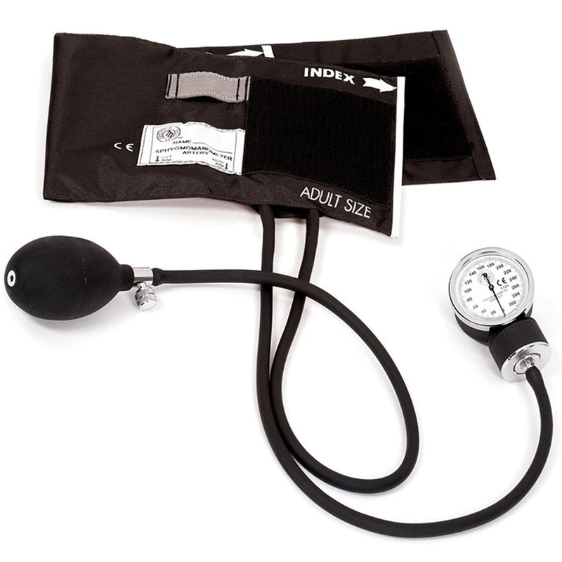 [Australia - AusPower] - Prestige Medical S82-OB-BLK Premium Large Adult Aneroid Sphygmomanometer, Black 