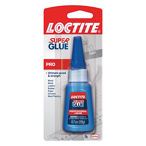 Loctite Super Glue Liquid Professional clear 0.7 oz bottles, 4-pack for wood bonding