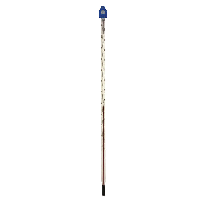 [Australia - AusPower] - Glass Thermometer -10 to +110 C&F 300mm Liquid in Glass Thermometer for Water and Liquids - Scientific Laboratory Grade Thermometer for Science Class Project Partial Immersion Thermometer 