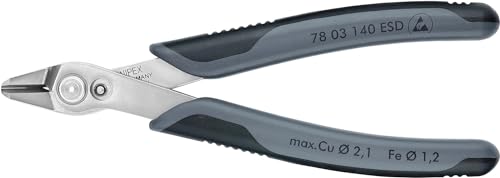 Knipex 78 03 140 ESDSB Electronics"Super-Knips" Dissipative Cutter in Blister Packaging, Multi-Colour, 140 mm | With multi-component sleeves 140 mm 140 cm Multicoloured