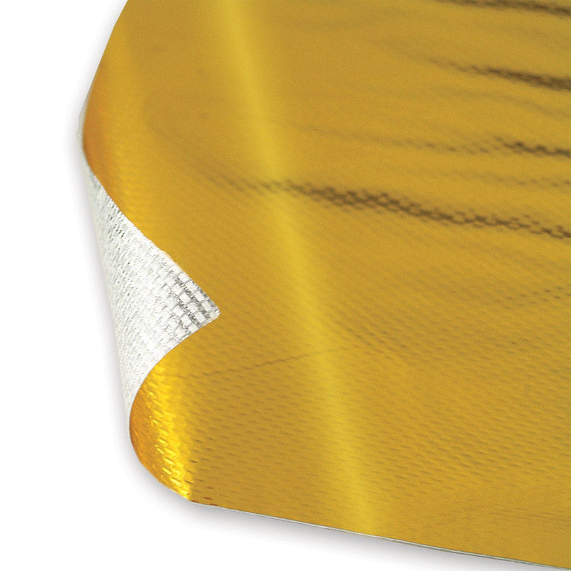 [Australia - AusPower] - Design Engineering 10066 Reflect-A-GOLD 12" x 12" High-Temperature Heat Reflective Adhesive Backed Sheet 12" x 12" Sheet (Pack of 2) 