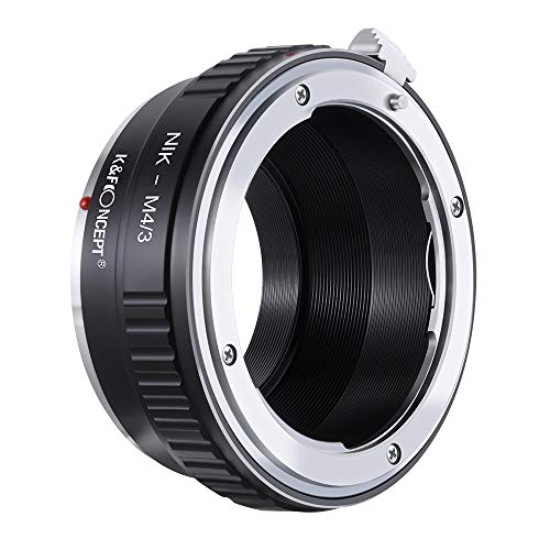 K&F Concept MFT Lens Mount Adapter Compatible with Nikon AI Lens to Micro 4/3 Micro Four Thirds Mount Adapter for GF1 GF2 GF3 G2 G3