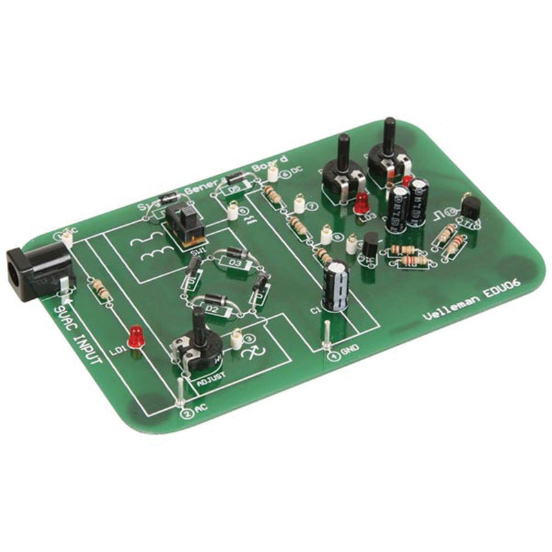 [Australia - AusPower] - Velleman EDU06-VP Oscilloscope Tutor Kit, 9-12VAC, 100mA, 4.6" x 2.9" x 0.9" Size 