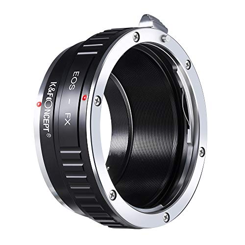 K&F Concept Lens Mount Adapter EOS EF/EFS Lens to Fuji FX Mount X-Pro1 X Camera X-Series Mirrorless Cameras EOS-FX