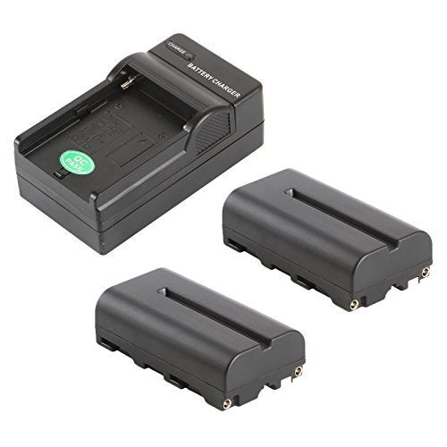 [Australia - AusPower] - VILTROX 2 Pack 2200mAh USB-C Port Rechargeable Li-ion Battery NP-F550 for Video Conference Light VILTROX 116T 200T Ring Light 