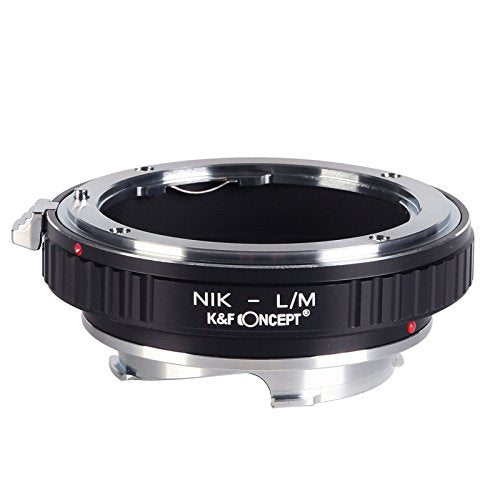 K&F Concept Lens Mount Adapter for Nikon Nikkor F Mount Lens to Leica M Mount Camera Body