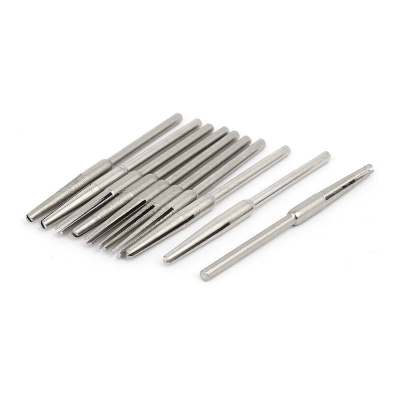 [Australia - AusPower] - uxcell® 2.35mm Shank Dia Mandrel Split Tapered Sandpaper Holder 50mm Long 10pcs 
