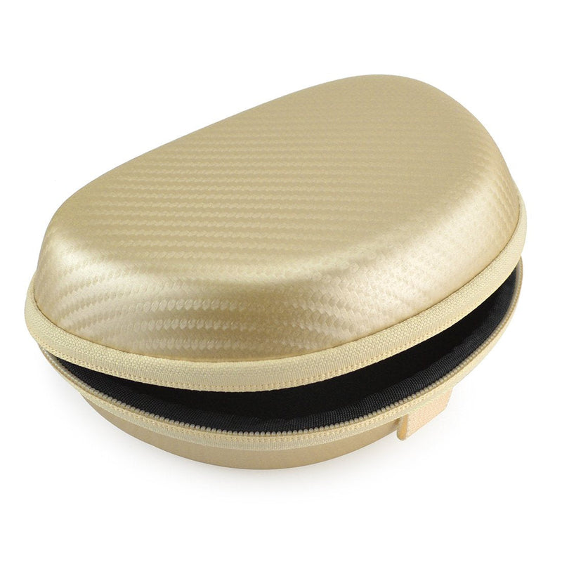 [Australia - AusPower] - Geekria Shield Headphone Case Compatible with Beats Solo 3, Solo 2, Solo HD Case, Replacement Hard Shell Travel Carrying Bag with Cable Storage (Gold) 