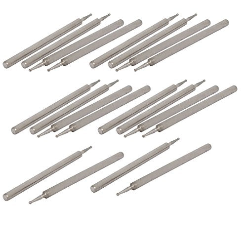 sourcingmap® 2.35mm Shank 0.8mm Dia Diamond Head Ball Shaped Grinding Mounted Point Bit 20pcs | grinding mounted bit