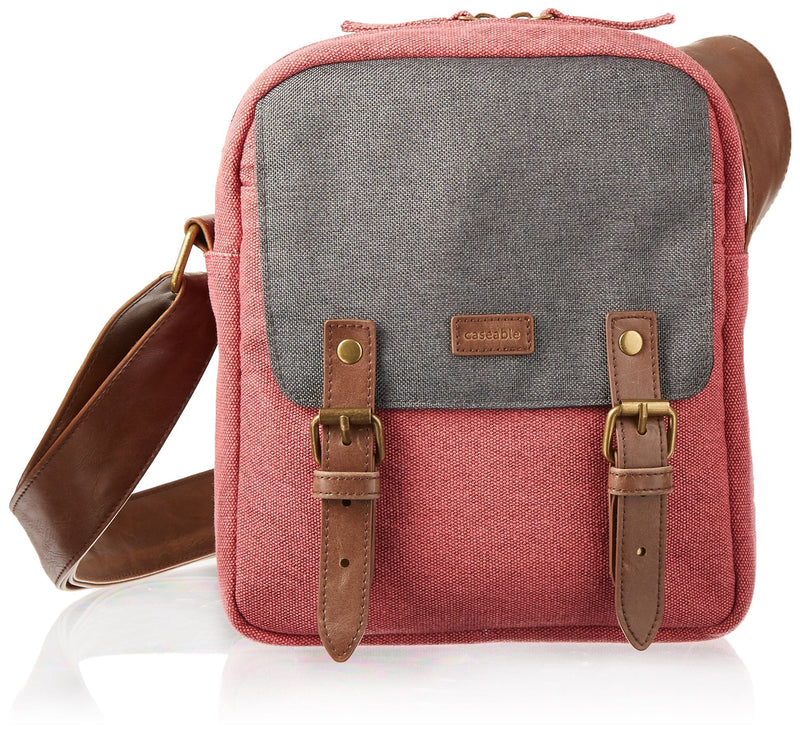 [Australia - AusPower] - shoulder travel bag for Kindle in maroon / grey 