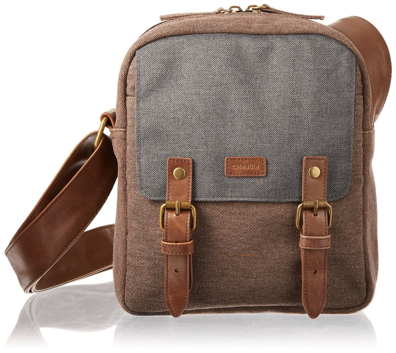 [Australia - AusPower] - shoulder travel bag for Kindle in brown / grey 