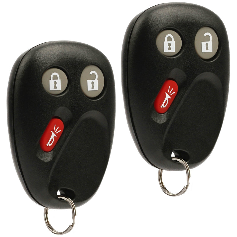[Australia - AusPower] - Car Key Fob Keyless Entry Remote fits Buick Rainier / Chevy Trailblazer / GMC Envoy / Isuzu Ascender / Oldsmobile Bravada (fits Part # 15008008 15008009), Set of 2 g-8008 [2] 