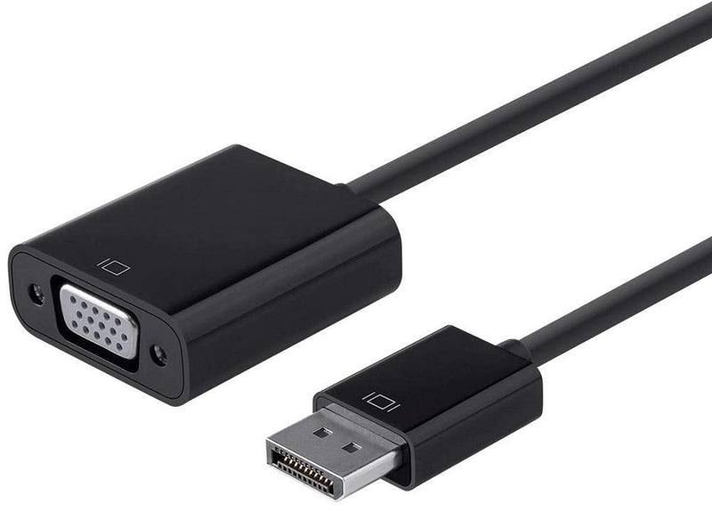 [Australia - AusPower] - Monoprice DisplayPort 1.2a to VGA Active Adapter, Black (112790) 