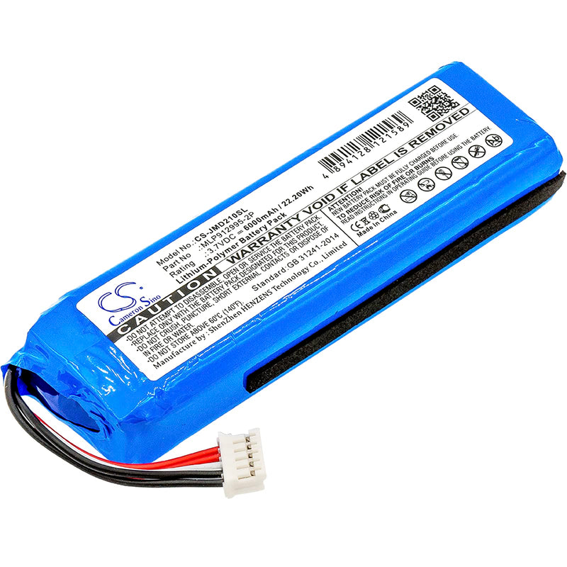 [Australia - AusPower] - Cameron Sino 6000mAh Li-Polymer Battery for JBL Charge 2+, Charge Plus, fits JBL MLP912995-2P 