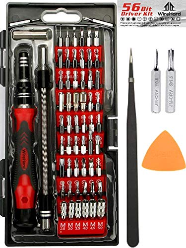 [Australia - AusPower] - 62 in 1 Precision Screwdriver Set Computer Repair Tool Kit with Extra Magnetic Specialty Steel Multi Bit 