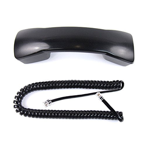 [Australia - AusPower] - The VoIP Lounge Black Handset with Curly Cord for Avaya Partner Euro Series 1 Phone 6 18 18D and 34D and Merlin Magix Series 4406D+ 4412D+ 4424D+ 4424LD+ (Please Read Full Description) 