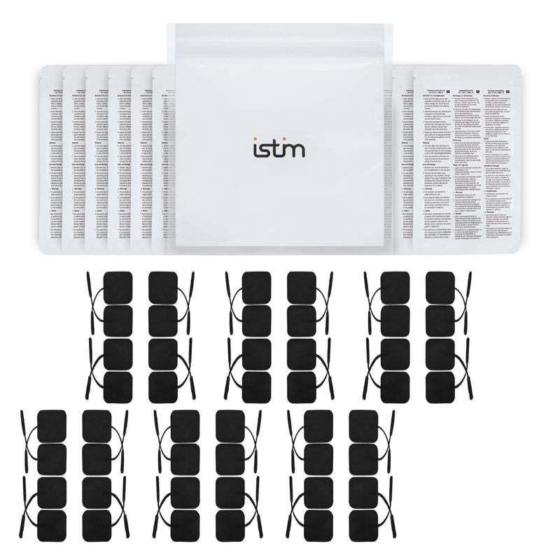 iStim Super Soft 5x5cm TENS Unit Electrodes for TENS Massage EMS - 100% JAPANESE GEL (48)