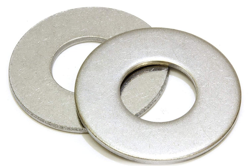 [Australia - AusPower] - Bolt Dropper 100 Pack Stainless Steel Flat Washers - 3/8" ID x 7/8" OD - Heavy-Duty 304 Stainless Washers for Bolts - Corrosion-Resistant for Construction, Repair, Kitchens, Outdoors 3/8" x 7/8" 