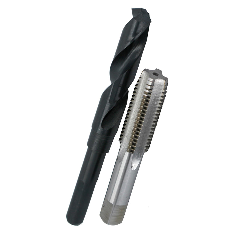 Drill America POU3/4-10 3/4"-10 Tap and 21/32" (HS- High speed steel) Drill Bit Kit, POU Series 3/4"-10 Tap - 21/32" Drill