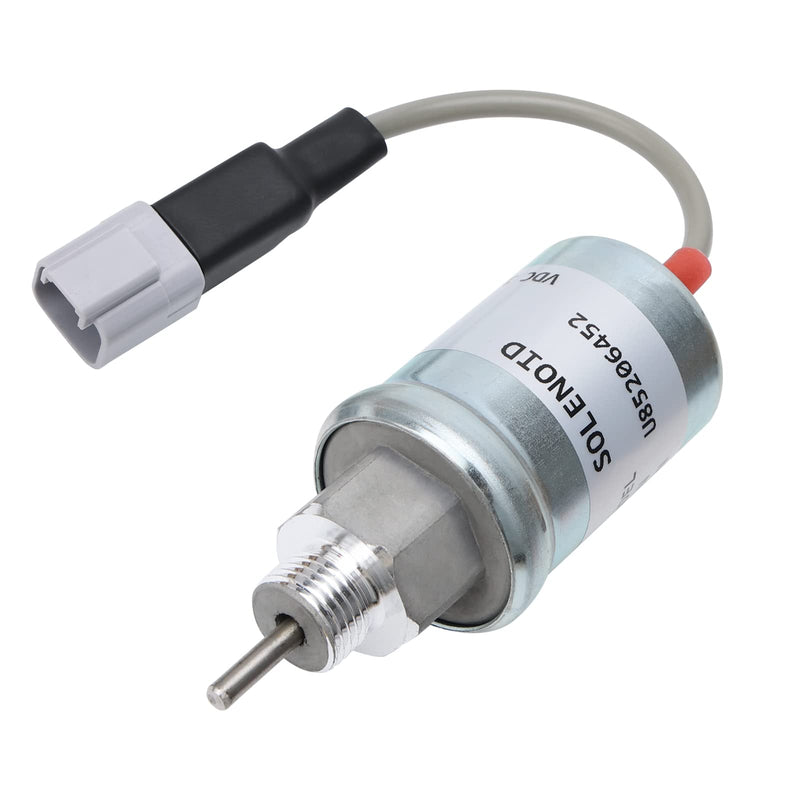 [Australia - AusPower] - MaySpare U85206452 Fuel Shut Off Solenoid For Caterpillar Cat 3024 Perkins HL403C-15 HR404C-22T 402D 403D 404D 404C 403C 