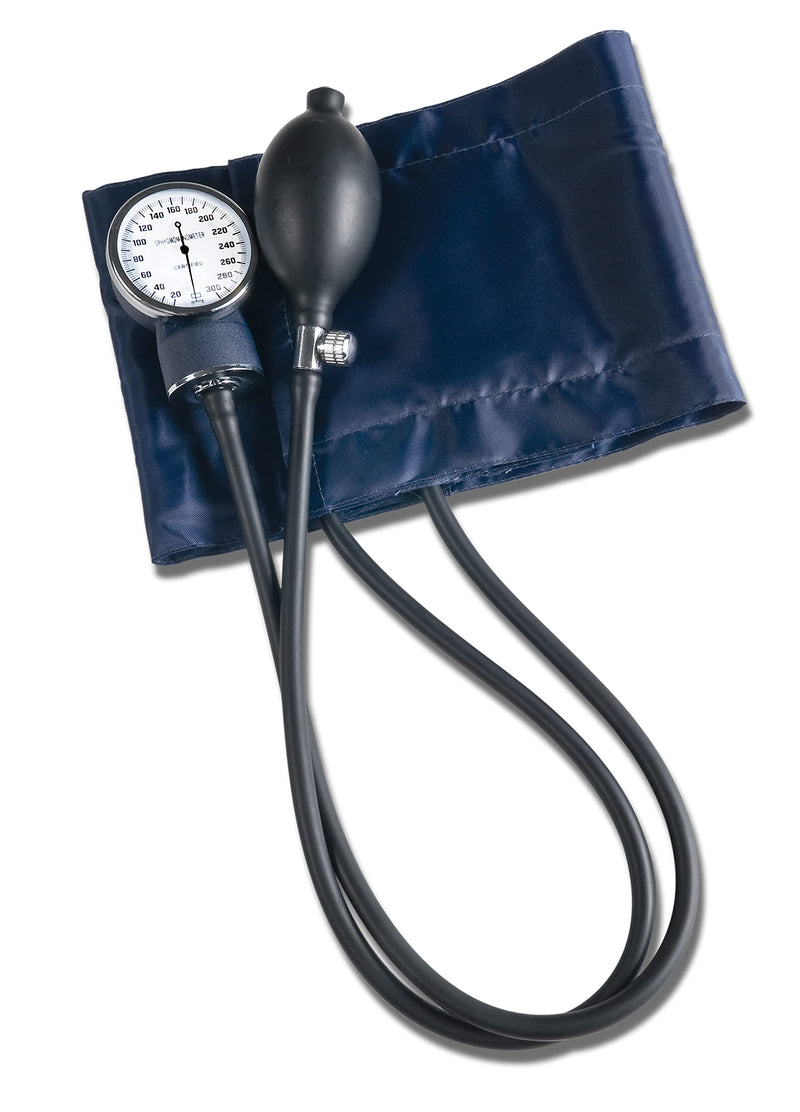 [Australia - AusPower] - Labtron Standard Sphygmomanometer - Manual Blood Pressure Monitor with Adult Cuff - Blue, 165NBL 