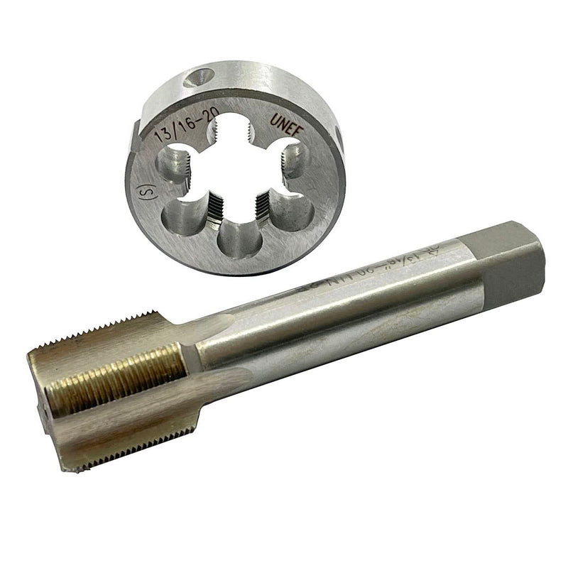 [Australia - AusPower] - 13/16-20 HSS Tap And Die Set?UNEF Machine Thread Tap and UNEF Round Thread Die Right Hand 