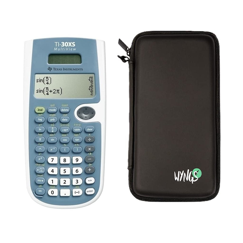 [Australia - AusPower] - TI 30 XS Multiview Scientific Calculator + WYNGS Protective Case Black TI 30 XS MV + Protective Case 