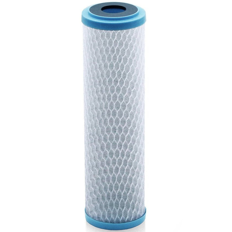 Universal KDF 55/Activated Carbon Water Filter Cartridge - 10 Micron - Replacement 10 inch CTO Water Purifier Filter, (NSF 42 Certified) (1) 1
