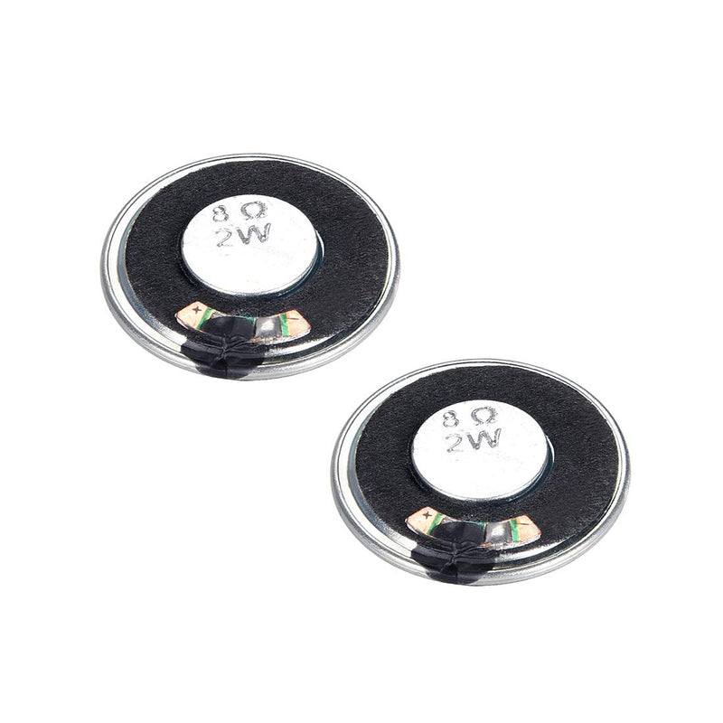 [Australia - AusPower] - uxcell 2W 8 Ohm DIY Speaker 36mm Round Shape Replacement Loudspeaker 2pcs 