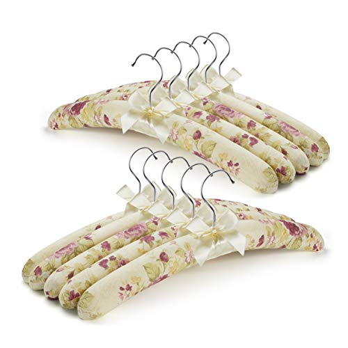 Padded Clothes Hangers for Sweaters,Women Padded Coat Hangers Pack of 10