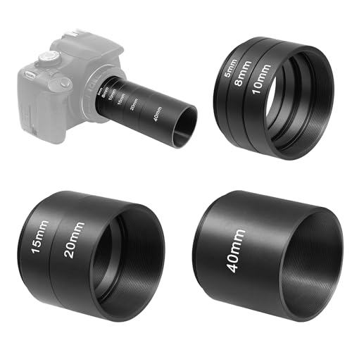 Astromania M42 Extension Tube Kit Telescope with T Thread 5 8 10 15 20 40mm 5mm 8mm 10mm 15mm 20mm 40mm