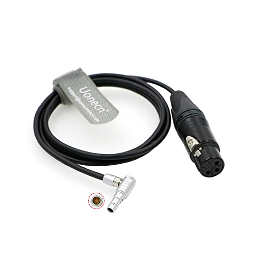 Uonecn Arri Alexa Mini Audio Cable XLR 3 pin Female Connector to fhg.00b 5 pin Male Plug for Alexa mini Cable Camera Cable.