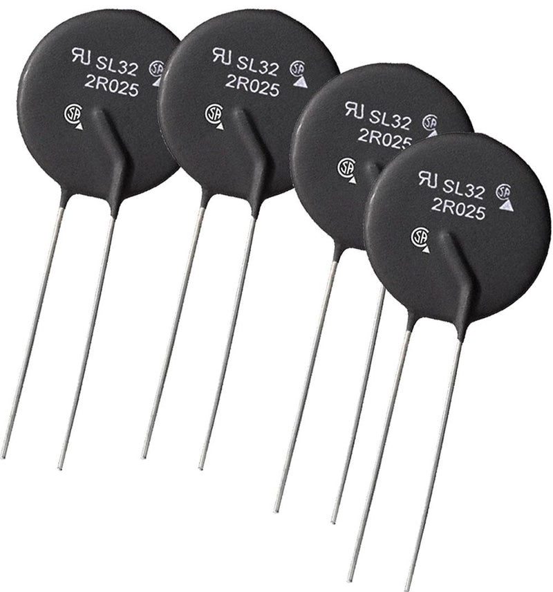 [Australia - AusPower] - SL32 2R025 (Pack of 4) Aqua-Rite Thermistor, ICL 2 OHM 20% 25A 30MM 