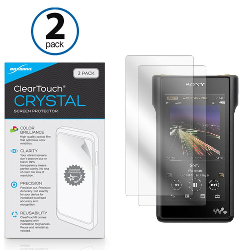 [Australia - AusPower] - BoxWave Screen Protector Compatible with Sony NW-WM1A - ClearTouch Crystal (2-Pack), HD Film Skin - Shields from Scratches for Sony NW-WM1A, Sony NW-WM1A, NW-WM1Z Crystal Clear (2-Pack) 