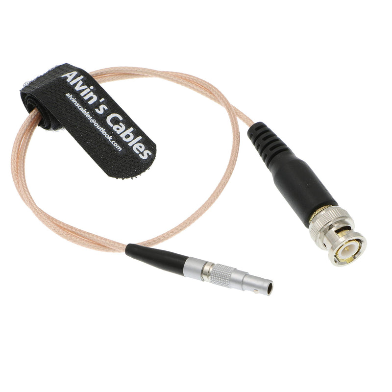 [Australia - AusPower] - Alvin's Cables 4 Pin to BNC Male Time Code Input Adapter Cable for Red Epic Scarlet Overmolding Pink 