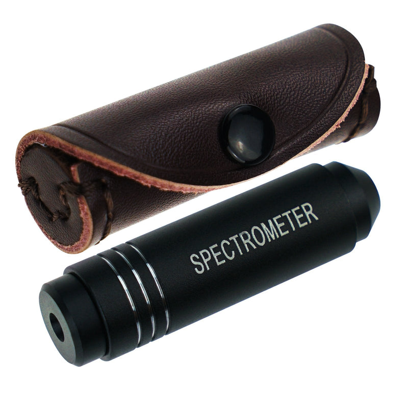 [Australia - AusPower] - Handheld Diffraction Spectroscope, Pocket-Sized Grating Gemological Spectrometer in a Gem Tool Jewelers Eye Loupe for GIA Use and Quick Identification Gemstone Jewelry Magnifier 