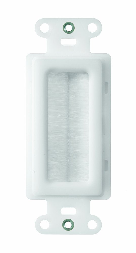[Australia - AusPower] - On-Q WP1014WH WP1014 Cable Access Strap, 1 Pack, White Without Wall Plate 