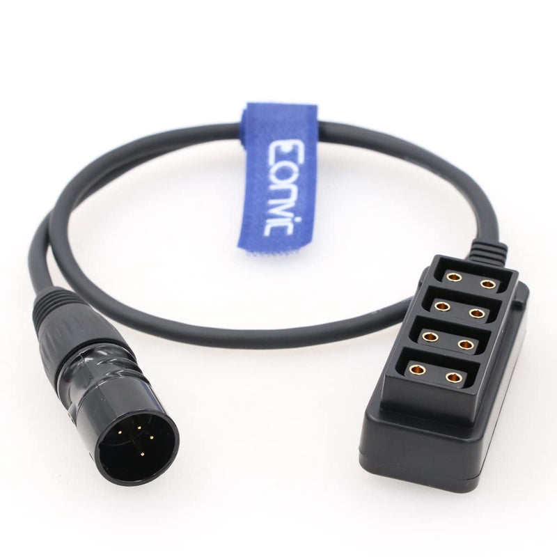 [Australia - AusPower] - Eonvic 4 Pin XLR Splitter Power to 4 Port Female HUB Adapter RED ARRI Camera Photography Cable 